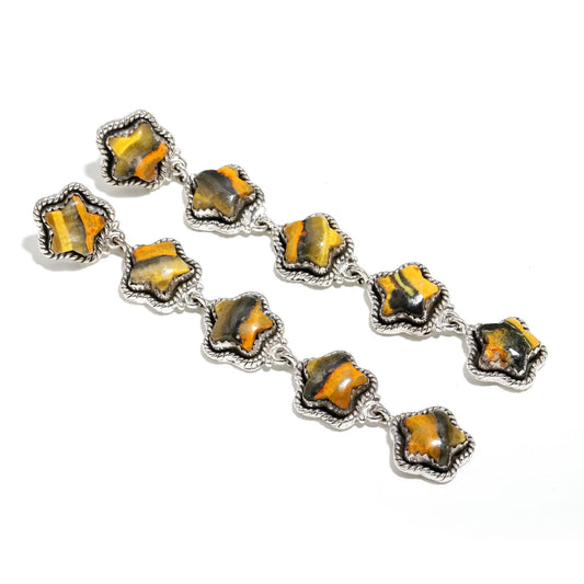 Bumble Bee Earring stud In 925 Sterling Silver