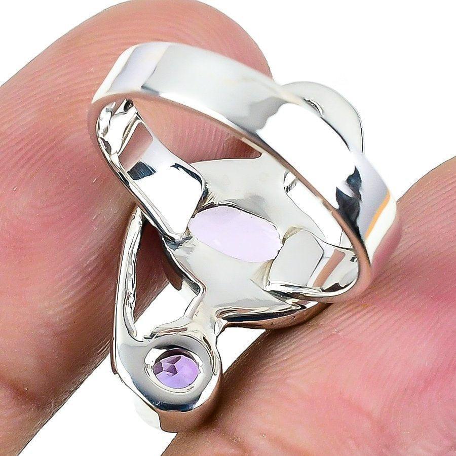 Amethyst Gemstone Handmade 925 Solid Sterling Silver