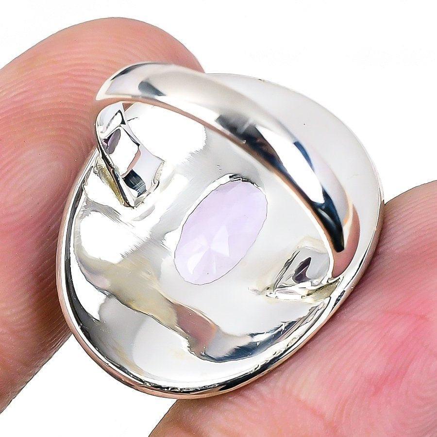 Amethyst Gemstone Handmade 925 Solid Sterling 