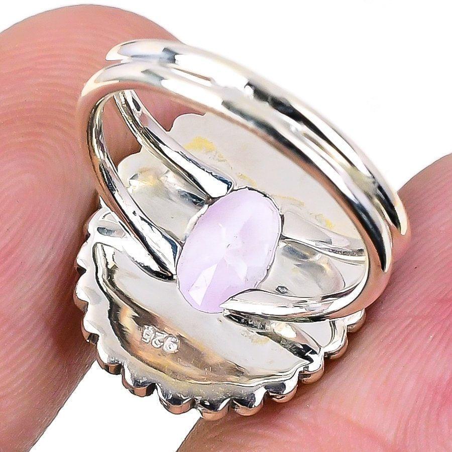 Amethyst Gemstone Handmade 925 Solid Sterling Silver Jewelry Ring SJ-1635 - Silverhubjewels