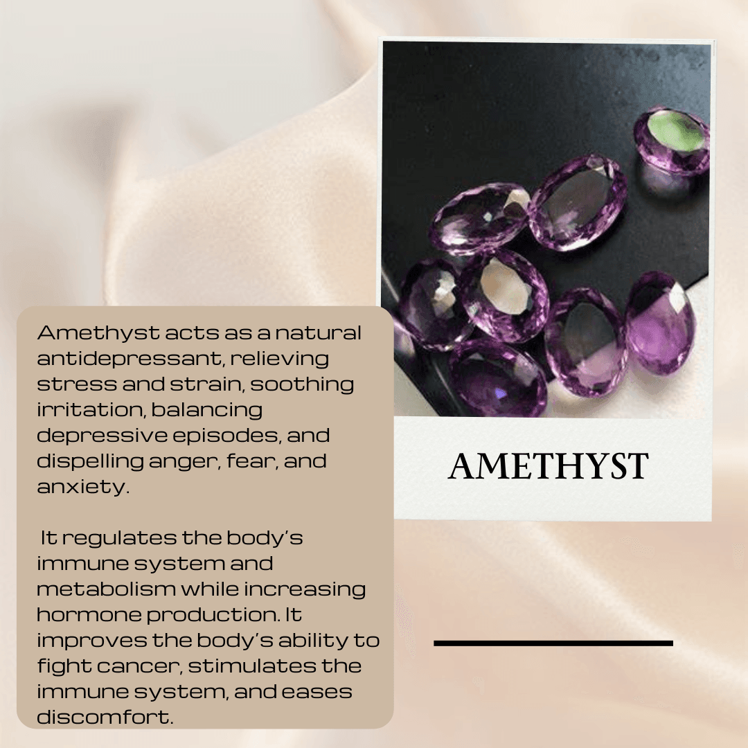 Amethyst sales healing jewelry