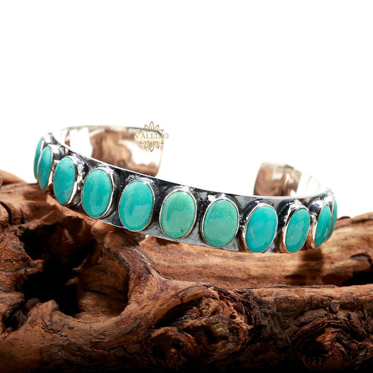 Arizona Turquoise Bracelet In 925 Sterling Silver
