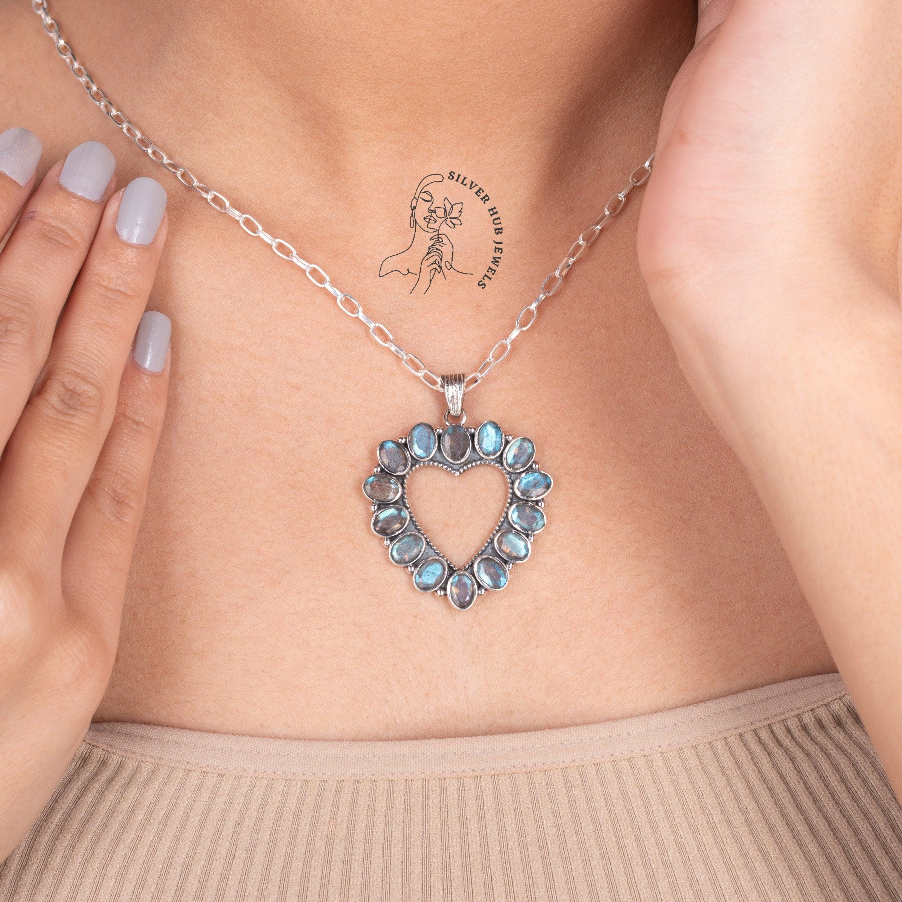 Agate Onyx Diamond Heart Tourmaline Opal Buddha Moon Beaded Necklace –  Clarissa Bronfman