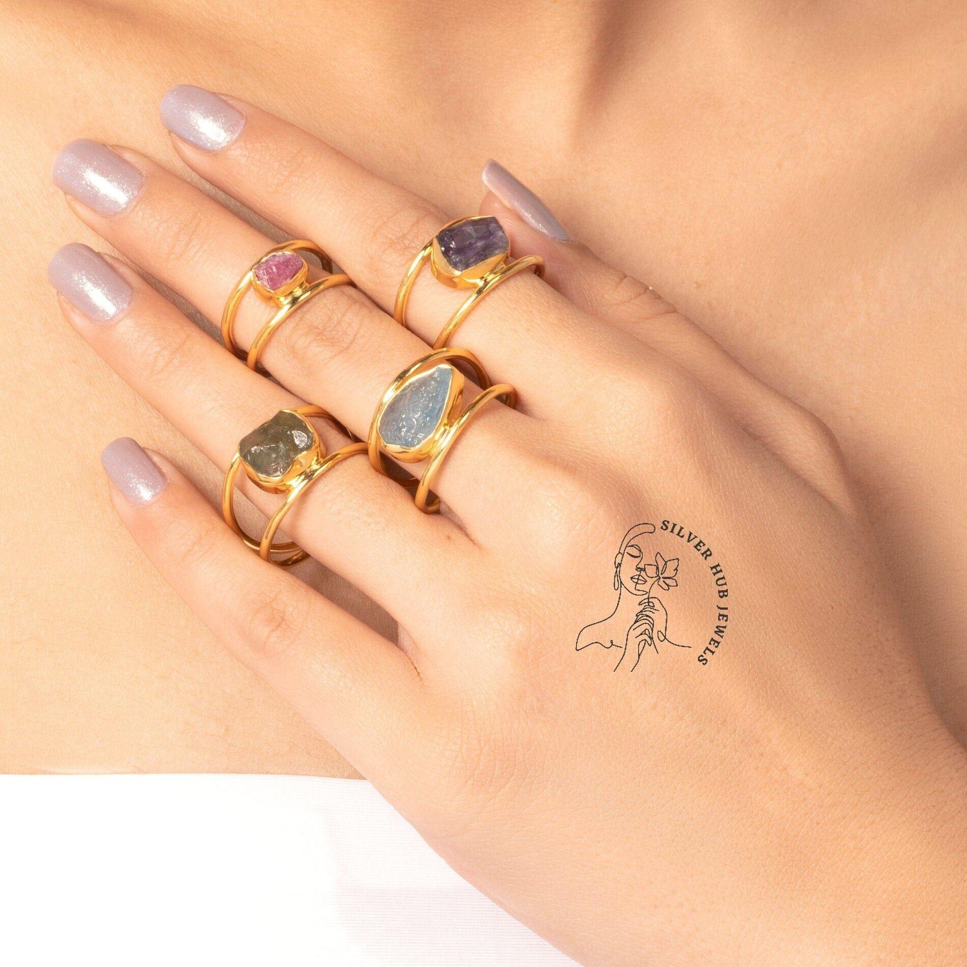 Lapis Lazuli Archangel Michael Stainless Steel Gemstone Ring – GTHIC
