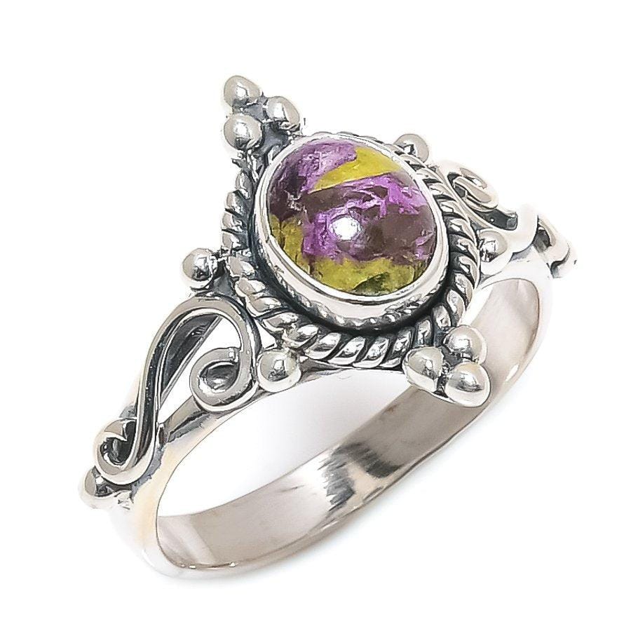 Atlantisite Gemstone Handmade Solid Sterling Silver Jewelry Ring