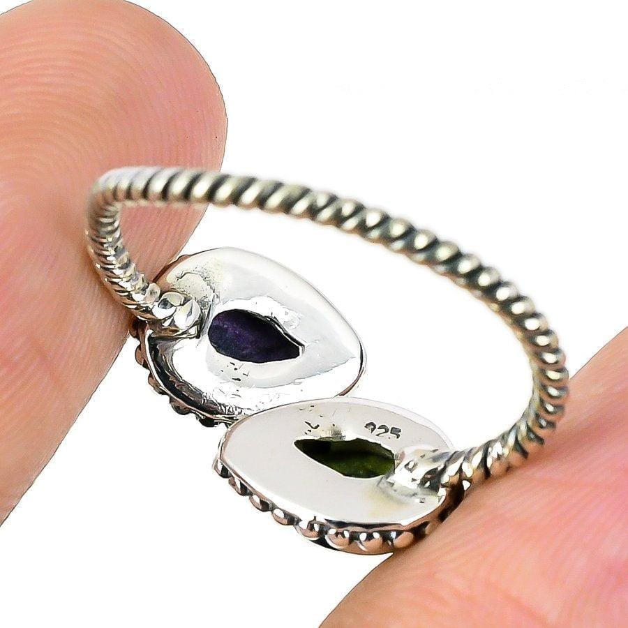 Atlantisite Gemstone Handmade 925 Sterling Silver Jewelry Ring